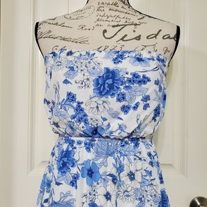 mother of the bride strapless dresses Olga Banartsev Silk-Pique Long Strapless Dress – Mieka Boutique main image 0
